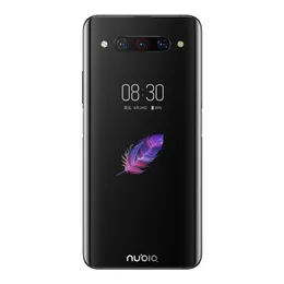 Nubia Z20 4G Mobile Phone Smart 6 GB RAM 128 GB ROM Snapdragon 855 Plus Octa Core Android 6.42 "Tela cheia curva 48MP 4000mAh Id ID da impressão celular telefone celular