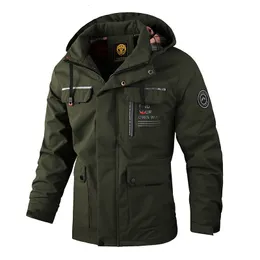 남성 재킷 겨울 따뜻한 두꺼운 양털 파카 방수 후드 모피 칼라 파카 재킷 코트 가을 패션 캐주얼 4xl 230203