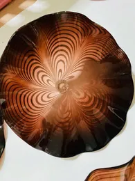 Lampy ścienne Dale Art Blown Glass Platter Arts ręcznie robiony dekoracyjny żyrandol