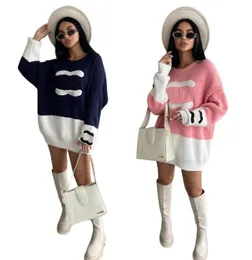 24SS New Women 's Sweaters Fashion Long Sleeve Knitwear 여성 디자이너 스웨터