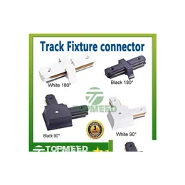 Track Lights Epacket Led Light Rail Connector For Wires Right Angle Tal Commercial Lighting Fixtures Aluminium Accessories Drop Deli Dhugq