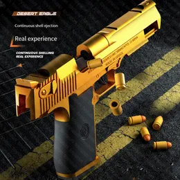Desert Eagle Golden Gun Toys Boy throws away gun pistol softball gun simulation toy children spread wholesale source