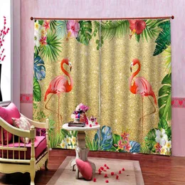 Curtain Cute Blackout Window Modern Curtains For Kids Room Animal Printing Po Kitchen Drapes