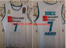 Vintage Luka Doncic Universidad Europea #7 basketball Jersey Size S-4XL 5XL custom any name number jersey