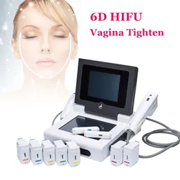 6D Ultrasound Face Lifting Feminine Hygiene Slimming Machine HIFU Vaginal Tightening Therapy Body Shaping Wrinkle Removal Device