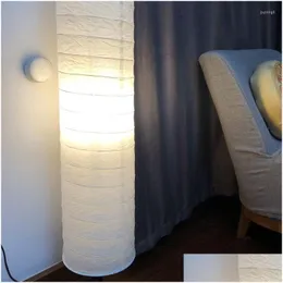 Hanger lampen papieren lamp vloer lantaarn rijst tint lang Japans staande witte kolom vierkante druppel aflevering lichten verlichting indoor dhjqk