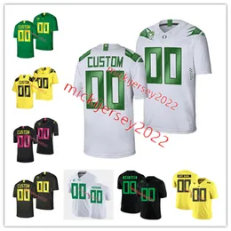 American College Football Wear Oregon Jersey Custom Stitched Mens Youth Harrison Taggart Ben Roberts Khamari Terrell Caleb Chapman Christian Gonzalez Steven Jone