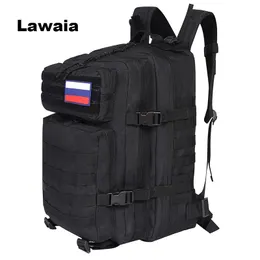 Backpack Lawaia Tactical Backpack 50L 1000D Nylon Waterproof Plecak na zewnątrz plecaki wojskowe polowanie na plecak sport