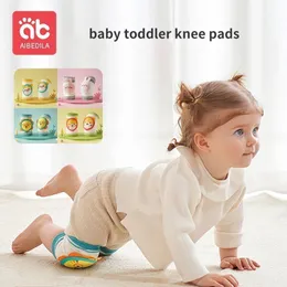Barnstrumpor Aibedila Baby Knee Pad Kids Safety Crawling Elbow Cushion Spädbarn Toddlers Leg Warmers Baby Boy Sock Knee Protector Summer AB4630 230203