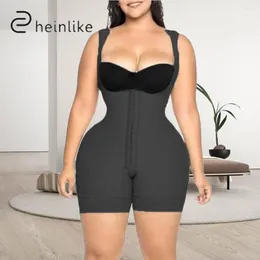 Kadın şekillendiricileri gain amincissante femme açık büst geniş kayışlar kadın shapewear pwomen partoperatif post-partum bülter elastik kalça