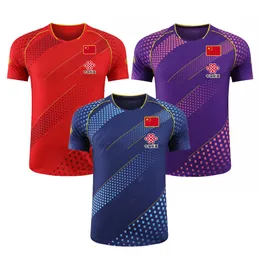 Outdoor TShirts CHINA National Team Table Tennis Jerseys for Men Male Female Kid Ping Pong Jersey Boys Volleyball Shirt Kit Clothes 230204