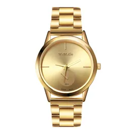 Zegarek obserwuje kobiety luksusowe złote zegarki moda moda stal nierdzewna kwarc kwarcowy panie montre femme reloJ Mujerwristwatches na rękę