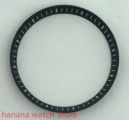 Wristwatches Watch Parts Case Plastic 30.3mm Chapter Ring Black Suitable For NH35 NH36 Movement 42mm