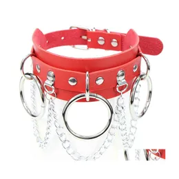 Chokers Gothic Punk PU PU CARREILA CARKER LACK CHAVE CORAￇￃO ROUNTE APAIXO DE CLARO DE CARREGO DE CUPLO DE CUPLO DE CUSTOME