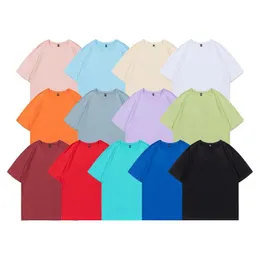 Kvinnors T -skjortor Spot Logo Left Shoulder Round Collar Kort ärm G % Combed Cotton Thread Color Plate Artikel Package Women's