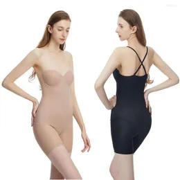 Shapers feminino Mulheres sem alças o macho de macacão sem costura do macacão aberto Corth Crotch Crothset Feminino Hip Lift Abdomen Roupa Cúpula Suporte Bodysuit