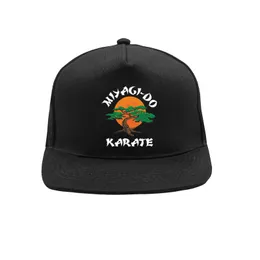 Tampas de bola miyagi do karate tampa de karatê cool ao ar livre chapéus ajustáveis ​​de verão hip hop