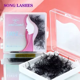 Makeup Tools SONG LASHES 3D to 16D Fans Sharp Slim Narrow Stem Premade Volume Loose Thin Pointy Base Russia Eyelashes Extensions 230204