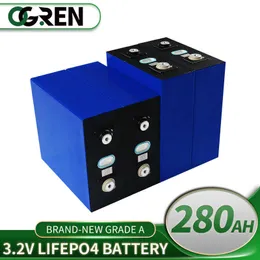 3.2V 280AH LiFePO4 Battery 1/4/8/16/32PCS Rechargeable Lithium Iron Phosphate Battery Pack DIY 12V 24V 48V RV Boat Solar System