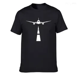 メンズTシャツ飛行機の音声アルファベットパイロットセスナTシャツ