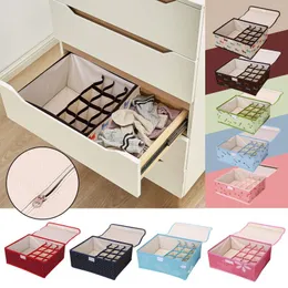 Aufbewahrungsschubladen für Hausschrank Organizer Klappbare Kleidung Schublade Schlafzimmer Stoffbox für Unterwäsche Socken BH und Höschen Schrank D9