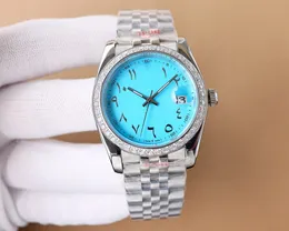 Watch Automatic Mechanical Movement Designer Watch 36 mm Waterproof Sapphire Business Diamond Watch Pierścień Piecznik Bransoletka ze stali nierdzewnej Automatyczna zegarek