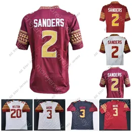 Football Jerseys Football Jerseys NCAA College Football Jersey Deion Sanders Treshaun Ward Travis Benson Toafili Wilson Verse Hill Winston Bethune Green