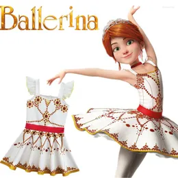 Scena noszona dziecięca urocza sukienka baletowa dla dziewczynki Kostium imprezowy Balerina Balerina Prezent dziecięcy maluch dziewczyn tutu upuszki chrztu