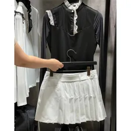 Tennis Skirts Golf short skirt Korean womens pleated antiglare summer sports slim gplf clothing 230203