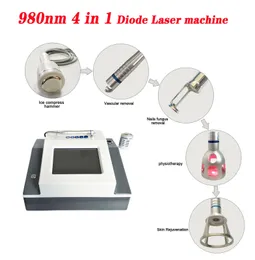 980 nm Diode Laser Machine Usuwanie pająka 4 w 1 grzybowe obróbkę paznokci przenośne wyposażenie kosmetyczne o wysokiej mocy