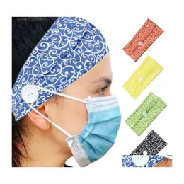 Headbands Fashion Moroccon Style Polyester Sports Headwraps Scrunchies For Women Daily Boutique Yoga Headwear Face Mask Holder Hair Dh3Nh