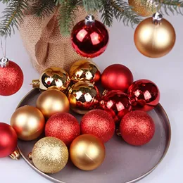 Party Decoration 24pcs Christmas Tree Decor Ball Bauble Xmas Hanging Ornament Decorations for Home Gift