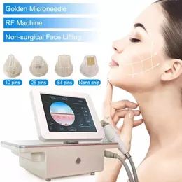 2024 مورد الذهب الشعبي الإبرة الدقيقة المحمولة التردد الراديوي microneedle rf fractional micro eedle لإزالة حب الشباب