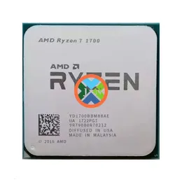 CPUS Ryzen 7 1700 R7 1700 30 GHz Eightcore Sixteenthread CPU Processor 65W YD1700BBM88AE Socket AM4 230204