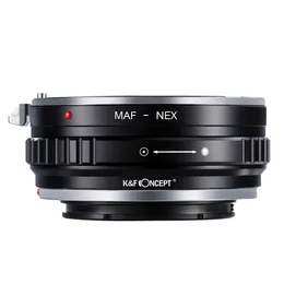 Линзы K F Concept Minoltaafnex Mount Adapter Ring для Minoltaaf Maf to E Nex Camera 230204
