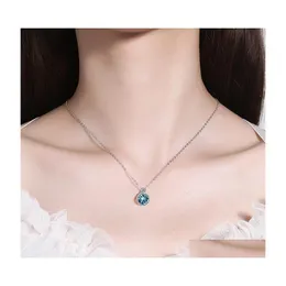 Pendant Necklaces Heart Of The Sea Jewelry Luxury Diamond Necklace Ladies Gift Party Nanashop Drop Delivery Pendants Dhspr