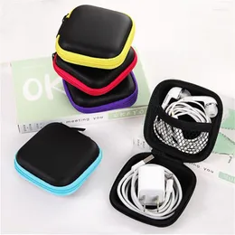 Pudełka do przechowywania wielofunkcyjna kieszeń twarda torba na słuchawki Przenośne torby słuchawkowe słuchawki douszne SD Podróżowanie karty Przenoszenie