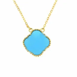 designerdesigner Necklace Fashion Classic Elegant Clover gold Necklaces Gift for Woman Jewelry Pendant Highly Quality 18 Color mens lady silver ne