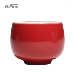 Cups Saucers YeFine Ceramic Solid Color Cup Simple Meditation Home Host