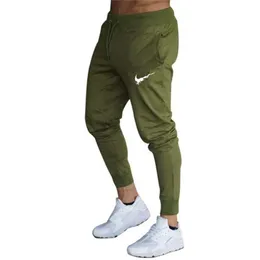 Мужские спортивные тренажеры -спортивные костюмы Bottoms Skinny Sdesigner брюки брюки Homme Jogger Track