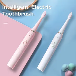 Zahnbürste CrossBorder Jianpai Sonic Electric für Männer und Frauen, Erwachsene, nicht wiederaufladbar, weiches Fell, vollautomatische wasserdichte Kupplung, 230204
