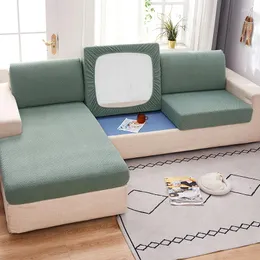 Fundas para sillas de Color sólido, funda para cojín de asiento de sofá, Protector elástico para muebles, funda para sofá para sala de estar