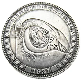 Hobo Monety USA Morgan Dollar Eye Silver Coped Monety Metal Crafts Specjalne prezenty #0208