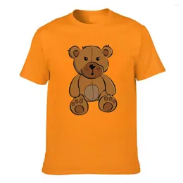 Męskie koszulki Prezydent Theodore Teddy Orange Mens Shirt Tshirts Men Clothing 2023 Designer