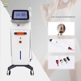 2023 2 i 1 808 Picosekund laser yag tatuering avl￤gsnande professionell 810nm diod pico laser h￥rborttagning maskin