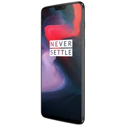 Original OnePlus 6 One Plus 4G Mobiltelefon 8 GB RAM 128 GB 256 GB ROM Snapdragon 845 Octa Core Android 6,2 tum AMOLED Helskärm 20MP NFC Fingeravtryck ID FACE CEL TELEFON