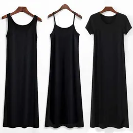 Modal Suspender Dress For Women Summer Inner Black Vest Outer Wear Underwear