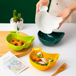 Bowls Creative Home Fruit Banana Shape Matte Ceramic Salad Dessert Borscht Bowl Baking Spaghetti Children's Tableware