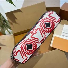 сумка-карандаш органайзер кейс для хранения большой емкости дизайнерский бренд прочный мешочек косметички