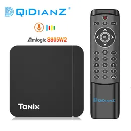 Установите верхнюю коробку Tanix W2 Amlogic S905W2 2G 16G 2 4G 5G Dual WiFi Bluetooth Media Player Android 11 TV Box лучше, чем TX3 Mini 230114
